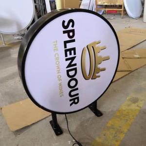 Quảng Cáo Ngoài Trời Treo Hiển Thị Dấu Hiệu Tùy Chỉnh Acrylic Led Ánh Sáng Hộp - Product Image 1