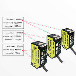 Sensor de Desplazamiento láser Cmos Alta precisión Emc Directive Sensor de rango láser Protección de circuito Dc 12-24V Sensor láser - Product Image 2