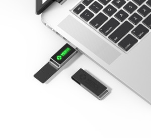 Chiavetta usb in pelle incandescente di nuovo stile 64gb logo personalizzato illumina pendrive in metallo 2.0 Cool gadgets memory stick 128gb