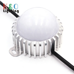 3W DC 24V RGB IP65 150 derece PC seri SPI DMX512 renkli LED piksel ışık bina dekorasyon için - Product Image 5