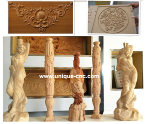 Furniture Reliefcarving Engraving Making Legs Mass Production <strong>Multi</strong> Head 4 Axis <strong>Cnc</strong> <strong>Machine</strong> <strong>Router</strong> - Product Image 3