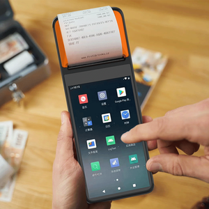 Scanner di codici a barre con terminale Pos portatile portatile da 5 pollici con sistema intelligente Android - Product Image 1