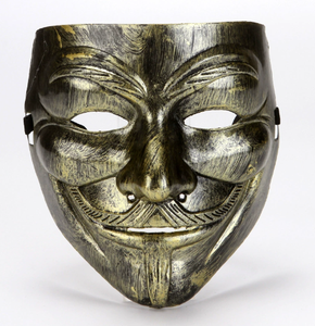 Cadılar bayramı için süslü elbise parti tam yüz v-şekil Vendetta film Cosplay kostüm aksesuarı - Product Image 3