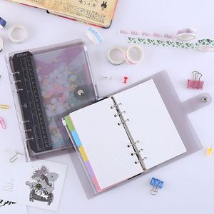 Cheap Loose Leaf A4 A5 A6 A7 Scrapbooking Diary <strong>Notebook</strong> <strong>With</strong> Refill Paper Comic Journal <strong>Log</strong> Korean Style - Product Image 4