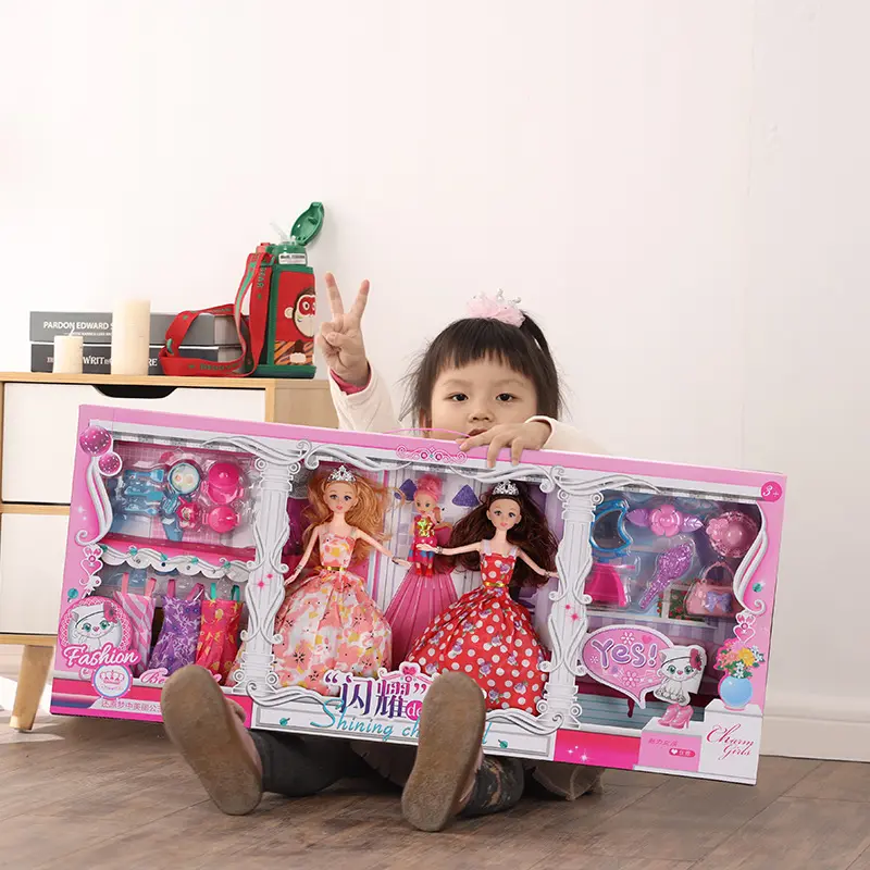 Hot Selling Big Size Wholesale Populaire Babypop Voor Meisjes Kids Speelgoed Goedkope Schattige Mode Pop Met Verschillende Accessoires