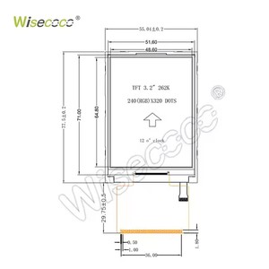 Display Touch Screen LCD da 3.2 pollici 240*320 SPI seriale TFT modulo LCD supporta interfaccia funzione Touch personalizzata - Product Image 5