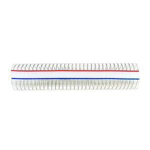 Şeffaf PVC çelik tel hortum takviyeli emme hortumu su deşarj bahar PVC hortum - Product Image 3