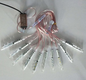 LED מטאור פלאש Strobe אור צינור נצנץ כוכב פלאש אפקט Starfall LED מטאור מקלחת אור תליית אורות