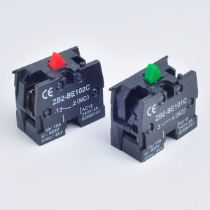 สวิตช์ปุ่มกดตัวเลือก1NO 1NC 10A EL8325 XB2-ED33 ES442