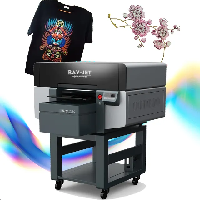 Impresora digital todo en 1 Dtg, impresoras de camisetas de media manga, tinta de transferencia Dtg Puff Kornit Dtg