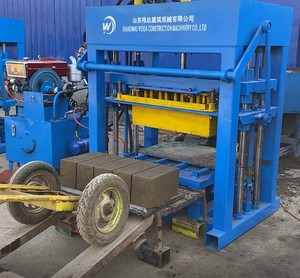 QT4-30 гидравлический блок делая машину aircrete по изготовлению кирпичных блоков машина простой блок делая машину - Product Image 4