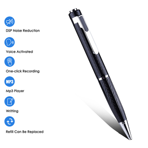 Penna digitale registratore ad attivazione vocale Audio Mini registratori ricaricabili per le lezioni di riproduzione riunioni, USB,MP3 PQ101 - Product Image 3