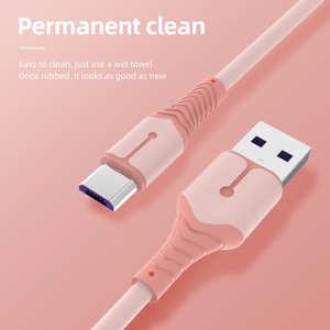 X2 ODM 3A 60W 1M ชาร์จเร็วซิลิโคน USB to Type C Micro Light ข้อมูลสายเชื่อมต่อสำหรับ iPhone 6 13 14 15สำหรับ Apple - Product Image 2