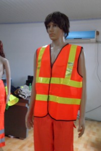 Men Cycling Hi Vis PVC Reflector <strong>Reflective</strong> <strong>Led</strong> Vest - Product Image 6