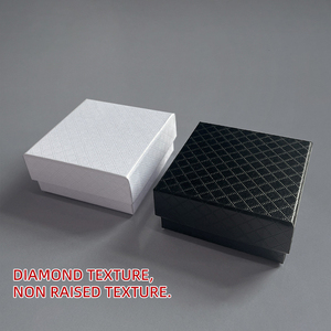 Logo ambalaj ile özel kutular beyaz siyah kutular hediye takı paketleme karton kutu - Product Image 4