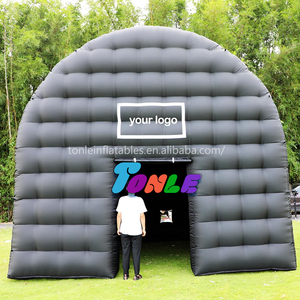 Chất lượng cao lớn màu đen trắng <span class=keywords><strong>Inflatable</strong></span> lều vuông gazebo phòng sự kiện lớn <span class=keywords><strong>Inflatable</strong></span> bên lều cho các sự kiện ngoài trời bên - Product Image 3