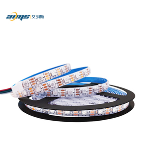 5 В Rgb WS2812b ленточный свет 30 60 74 96 144 светодиодов 5 м Smd 5050 Гибкая матрица волшебный адресуемый Ws2812b Пиксельная Светодиодная лента - Product Image 4