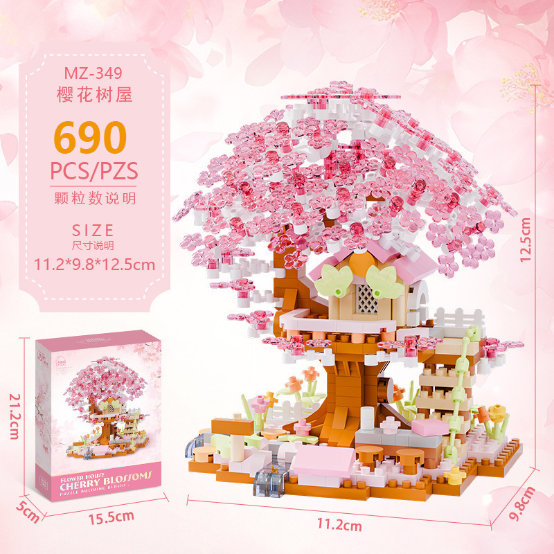 Mz-349 cerezo rosa-690 gránulos