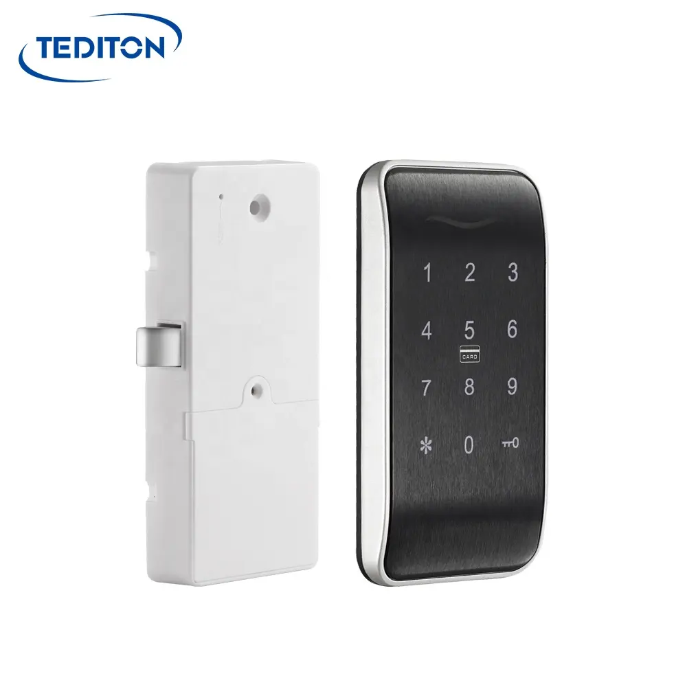 Tediton Furniture Electronic Cabinet Lock Magnetics Combination Password Drawer RFID Lockers Locks