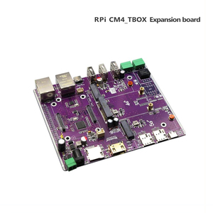 Raspberry Pi cm4 _ tbox scheda di espansione 5G 4G LTE NVME SSD PCIE M.2 RS485 può caso di livello industriale openMPTCP OPENWRT Ubuntu - Product Image 1