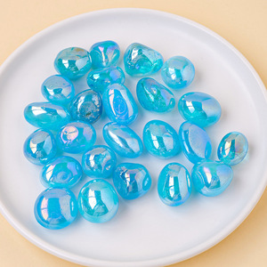 Clear <strong>White</strong> Crystal Bulk Tumbled Polished Irregular Gemstones <strong>Jade</strong> Agate Quartz Stones - Product Image 1