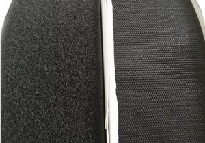 2英寸定制标志尼龙高钉自粘黑色钩环带Velcroes带钩环带标志 - Product Image 3