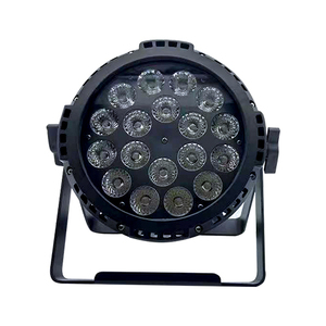 18x15W 270W עמיד למים אורות במה RGBWA 5in1 Led שטוח אור DMX512 IP65 DJ דיסקו מועדון תצוגת Led במה אור