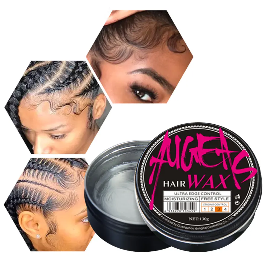 Cina produttore di cera per capelli all'ingrosso Fashion Style Strong Hold Styling edge control Canada Hair Wax