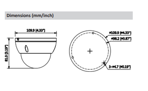 IPC-HDBW4431E-AS Dahua Technology 4MP <strong>IR</strong> Mini Dome Network <strong>Camera</strong> - Product Image 5
