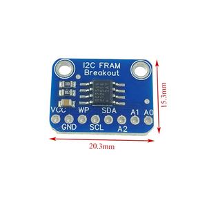 Module mémoire FRAM 32KB I2C pour Arduino <span class=keywords><strong>ESP32</strong></span> MB85RC256V Carte de dérivation Remplacement <span class=keywords><strong>EEPROM</strong></span> non volatile pour l'enregistrement de données IoT - Product Image 3