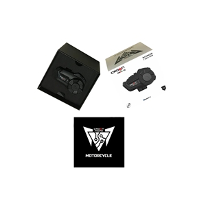 CMMK-02 <strong>Bluetooth</strong> 5.1 Waterproof with Mic 1.2KM <strong>Intercom</strong> <strong>System</strong> Wireless &amp; Motorcycle Helmet <strong>bluetooth</strong> Headset for Two Person - Product Image 5