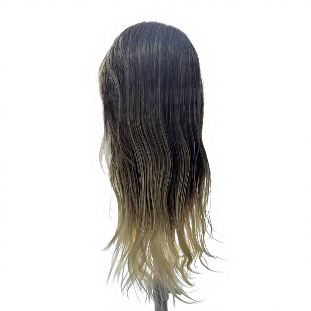 Black-to-White Ombre