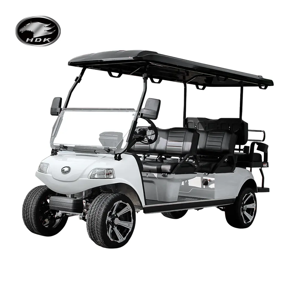 Prezzo all'ingrosso 2024 Scooter HDK evoluzione turismo Club 6 posti 48V prezzo Off-road elettrico Golf Cart per la vendita