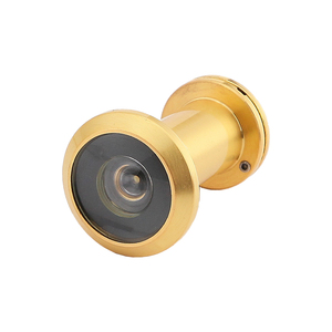 ช่องมองประตูมุมกว้างด้านหน้าพร้อมฝาปิดสำหรับประตูไม้ - Product Image 1