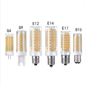 <strong>LED</strong> Corn Bulb Light 110V <strong>E11</strong> E12 52chips 5W Ceramic E14 Bulb G4 G8 G9 <strong>LED</strong> Decorative Interior Lighting Bulb E17 BA15D Base