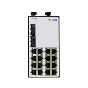Ethernet anahtarı ile MS18M 18-Port Ethernet anahtarı RS-232 güvenli cihaz sunucusu NPort6610-16 - Product Image 1