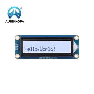 <strong>LCD1602</strong> I2C <strong>Module</strong> Gray Color 32 Characters <strong>LCD</strong> 3.3V/5V Onboard AiP31068 <strong>LCD</strong> Driver Chip Backlight Adjustable - Product Image 2
