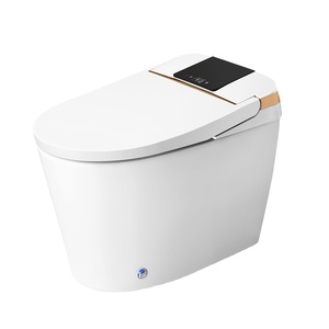 High Performance All One Piece Auto Multi-function China <strong>Best</strong> Ceramic Automatic Bathroom Wc Intelligent Flush Smart <strong>Toilet</strong> - Product Image 1