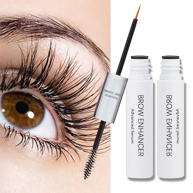 Private Label Mascara Natural Eye Lash Brow Lengte Boost Enhancer Wimper Extension Wenkbrauw En Wimper Groei Serum