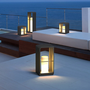 Solar impermeable IP65 <span class=keywords><strong>LED</strong></span> terraza jardín Villa paisaje césped luz patio luz al aire libre <span class=keywords><strong>Led</strong></span> campamento linterna - Product Image 5