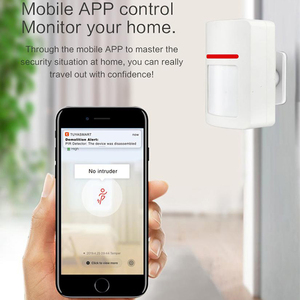 Daytech-alarma inteligente wifi, Detector de movimiento PIR infrarrojo, Sensor infrarrojo, control por aplicación, detector de seguridad PIR, venta al por mayor - Product Image 6