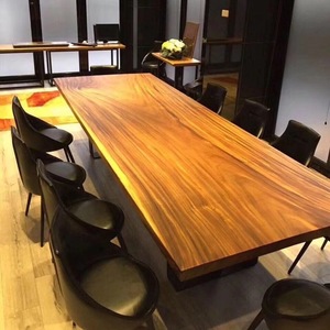 Cạnh Không Đều Của Nam Mỹ Walnut Bảng Cạnh Tự Nhiên Rắn Gỗ Phiến Bàn Ăn Cà Phê - Product Image 4