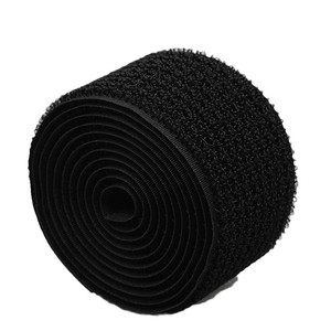 High Quality Custom <strong>Hook</strong> <strong>Loop</strong> <strong>on</strong> One <strong>Side</strong> 38mm Black Nylon Fabric Magic Velcroes Self Adhesive <strong>Hook</strong> and <strong>Loop</strong> <strong>on</strong> the <strong>Same</strong> <strong>Side</strong> - Product Image 2
