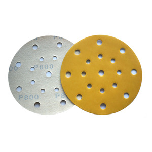 Doğrudan tedarikçi 5-Inch alüminyum yuvarlak zımpara disk ile kanca döngü pedleri değirmeni lehçe PSA destek için 125mm PU aşındırıcı - Product Image 1