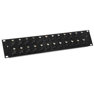2U 24路3针插孔XLR趋势网24端口安全控制室配线架 - Product Image 5