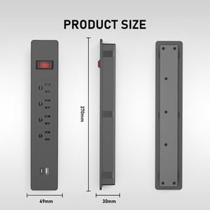 Usb-c电源板高容量15A 125V多插头，方便家庭和办公室