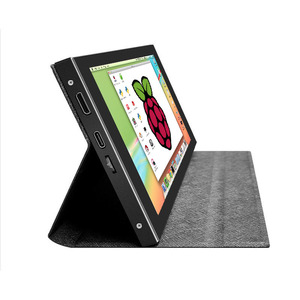 New Upgraded 7&quot; IPS Touchscreen Capacitive 1024*600 <strong>Raspberry</strong> <strong>Pi</strong> Monitor With Stand <strong>VGA</strong> Audio <strong>Inputs</strong> HDM I Display With Speaker - Product Image 1