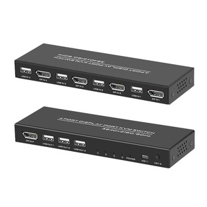 SY OEM DP 1.2 USB-A * 4 3840X2160 @ 60Hz 4KDpビデオ信号表示ポートKvmスイッチセレクター4ポートUSB2.0デバイス - Product Image 2