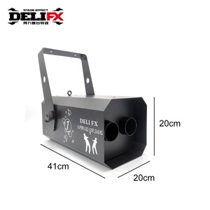DELIFX Dmx Control Product Dual Nozzle <strong>Blasting</strong> Crazy Fog <strong>Clouds</strong> Co2 DJ Cannon Angle Adjustable Suspend CO2 Jet Machine - Product Image 2