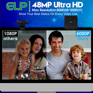 ELP 48MP Autofocus USB <strong>Camera</strong> with 70degree No Distortion Lens Mini Webcam Industrial Video <strong>Camera</strong> for <strong>Raspberry</strong> <strong>PI</strong> Jetson Nano - Product Image 3